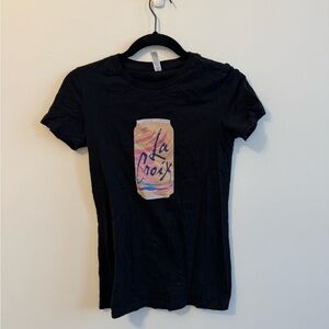 Bella Canvas La Croix Black Tee